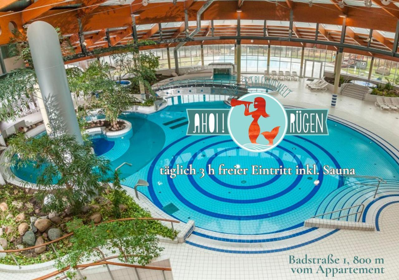 Das Appartement Inselliebe Ruegen Inkl Sauna Und 3H Taeglich Eintritt Ahoi Schwimmbad Sellin  Eksteriør billede